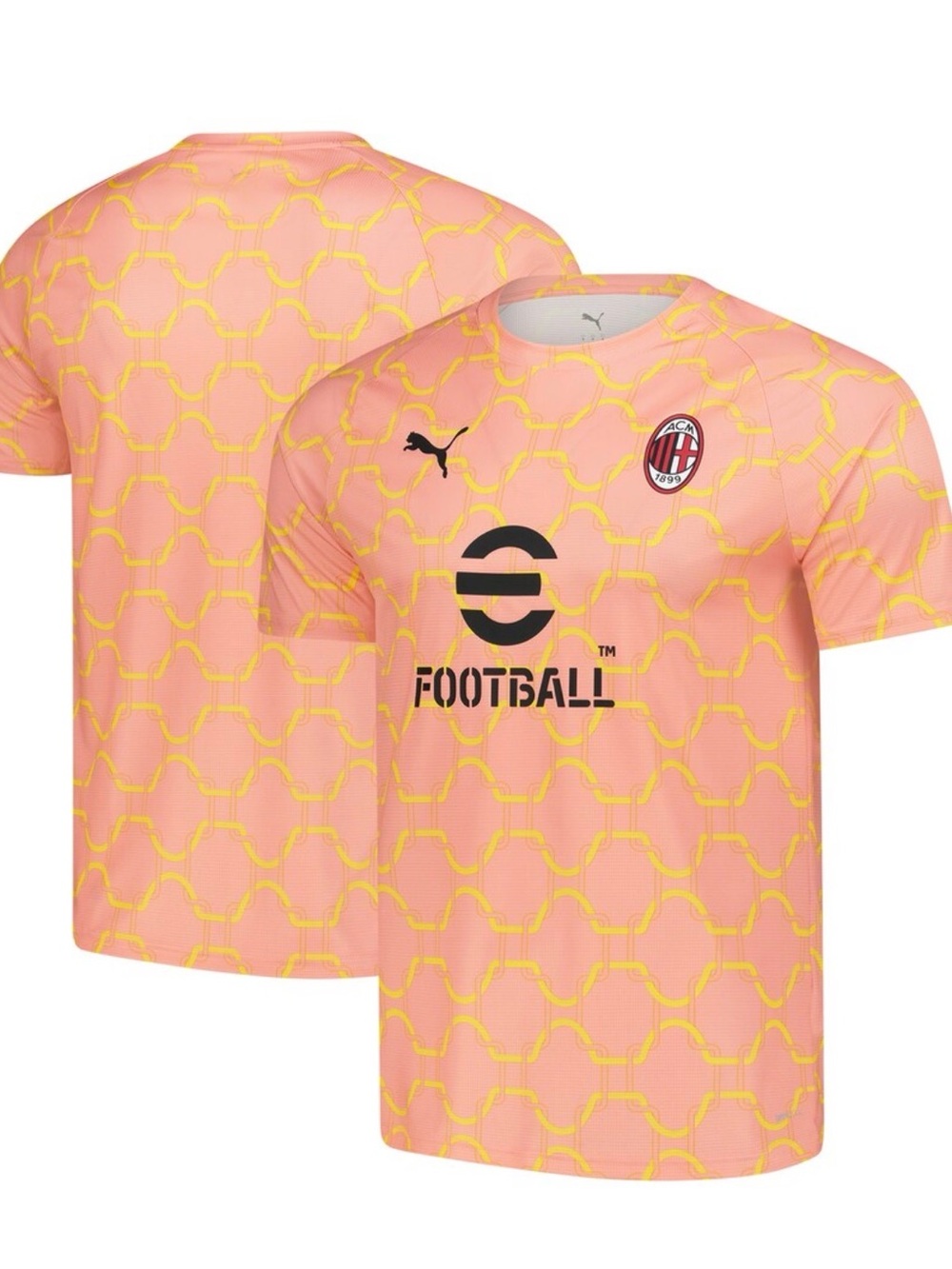 AC Milan Puma 2025/26 Pre-Match dryCell Training Jersey - Light Orange